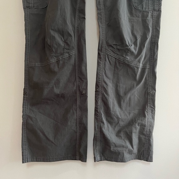 Kuhl Mountain Culture Splash Roll-Up Cargo Hiking Pants in Dark Gray, size 12 - Picture 7 of 12